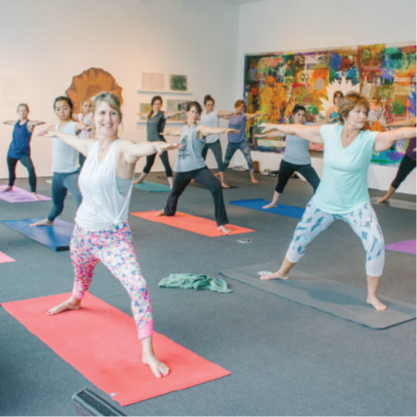 Yoga In the Galleries